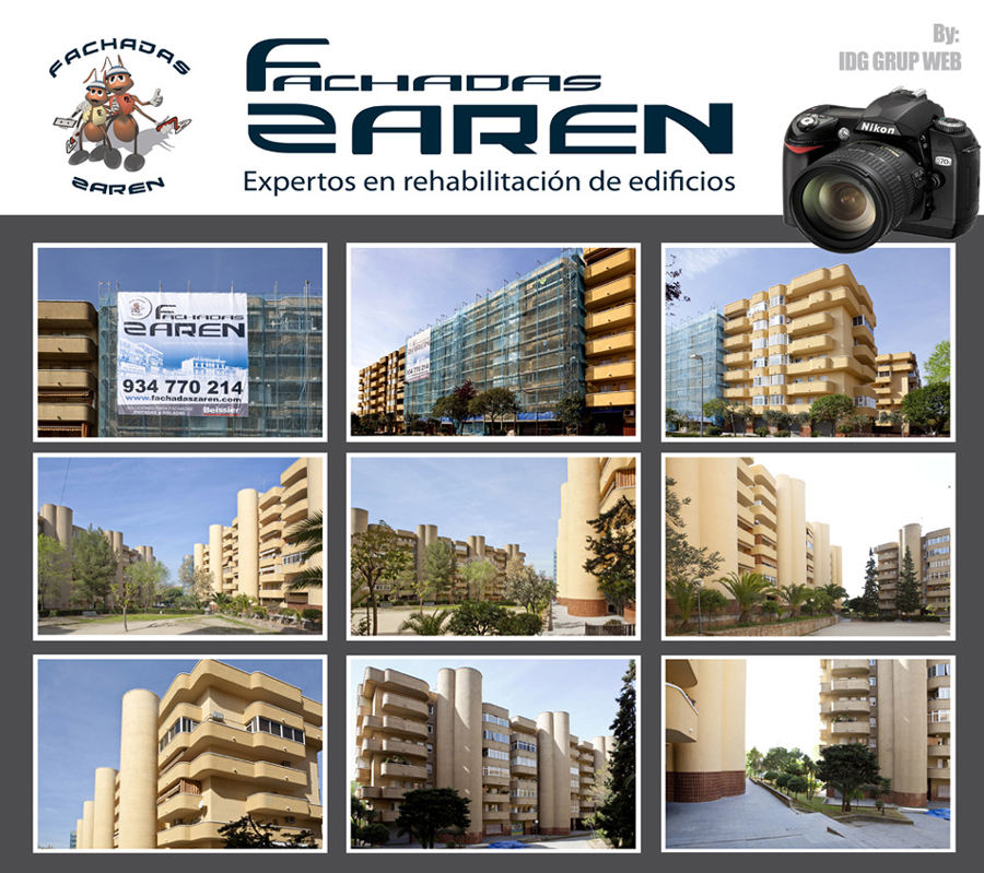 FACHADAS ZAREN - OBRA MARCIAL LUCANO OVIDI (SABADELL) - Seguimiento Fotográfico IDG GRUP WEB