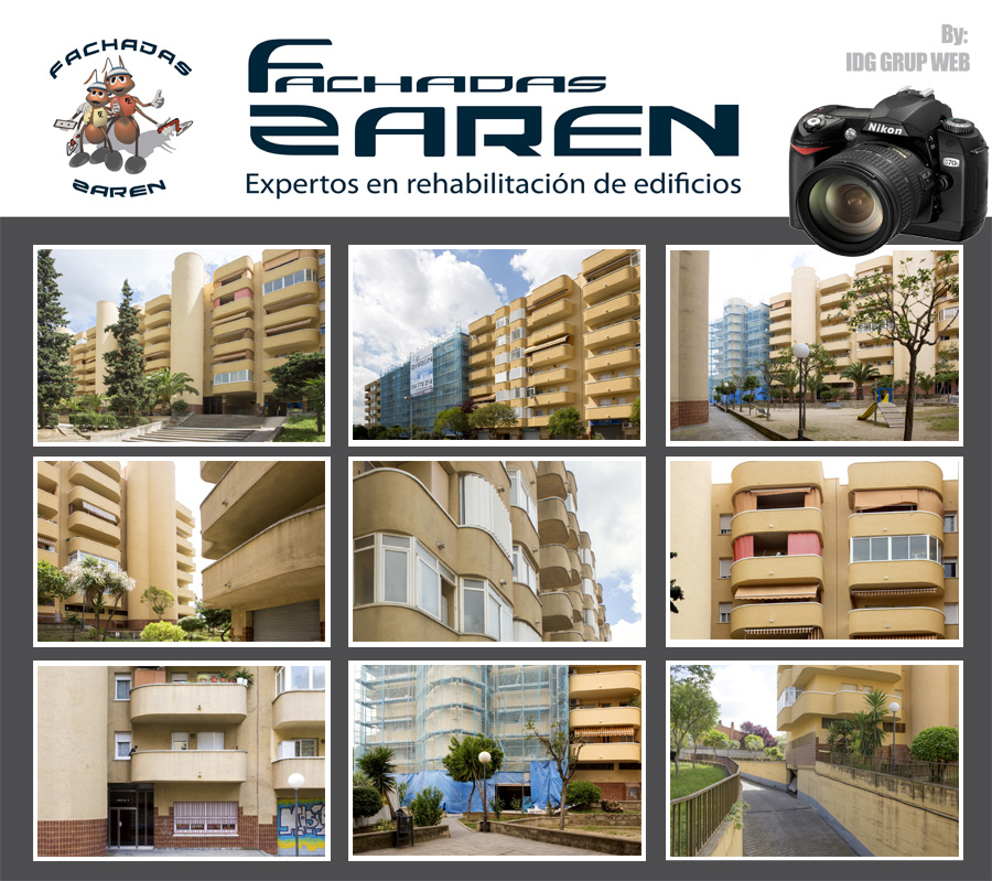 FACHADAS ZAREN - OBRA MARCIAL LUCANO OVIDI (SABADELL) - Seguimiento Fotográfico IDG GRUP WEB